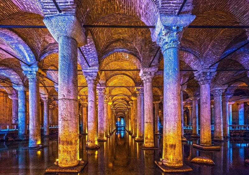 basilica cistern istanbul turkey