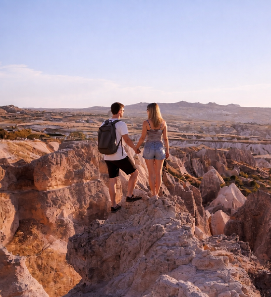 Private luxury Cappadocia sunrise with hot air balloons