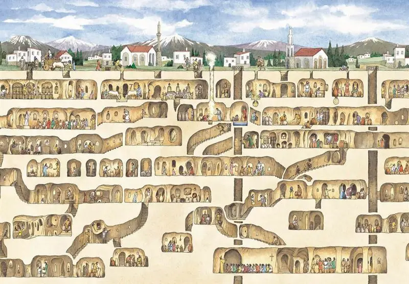 Cappadocia underground cities