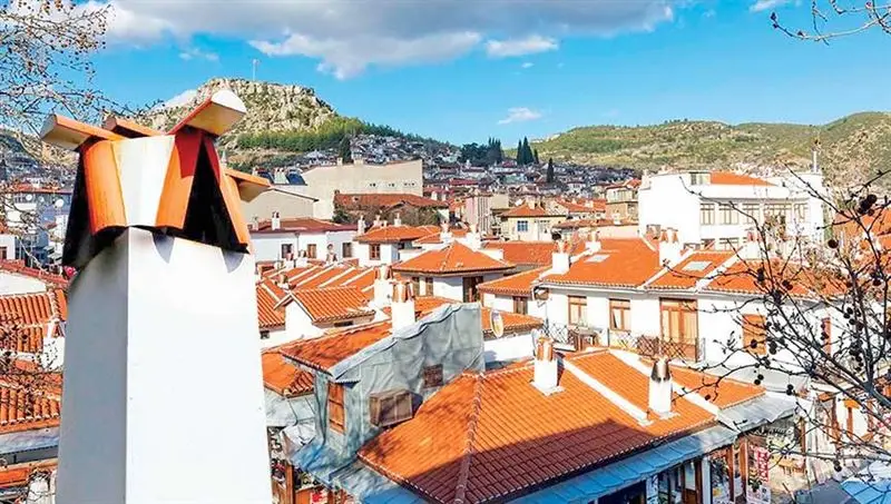 Chimneys and Houses in Mugla