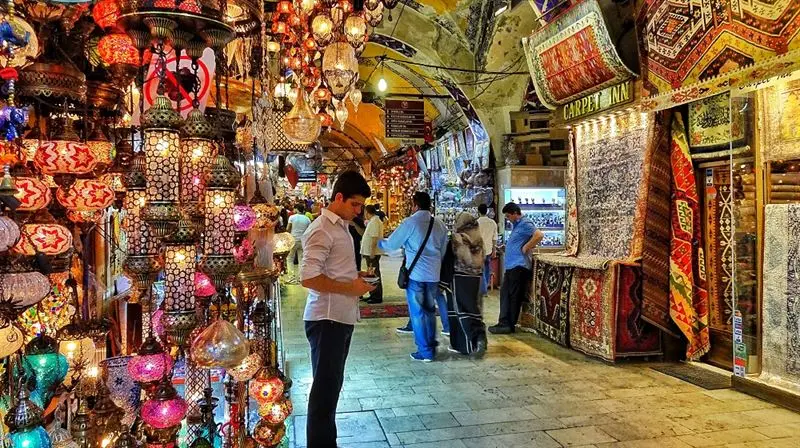 Grand Bazaar to Shop for Spices Carpets Rugs and Gold