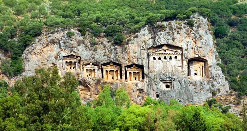 Mugla Turkey 22 Kaunos Rock Tombs