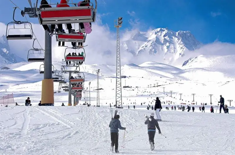 Kayseri erciyes ski resort