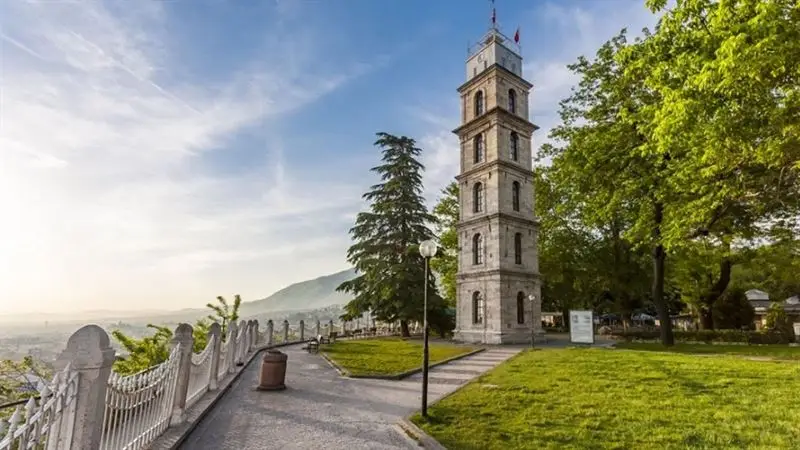 Tophane Clock Tower and Tombs of Osman Ghazi and Orhan Ghazi