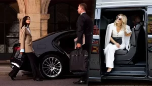 luxury chauffeured car feature