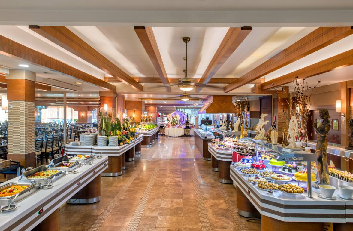 porto bello hotel antalya breakfast area