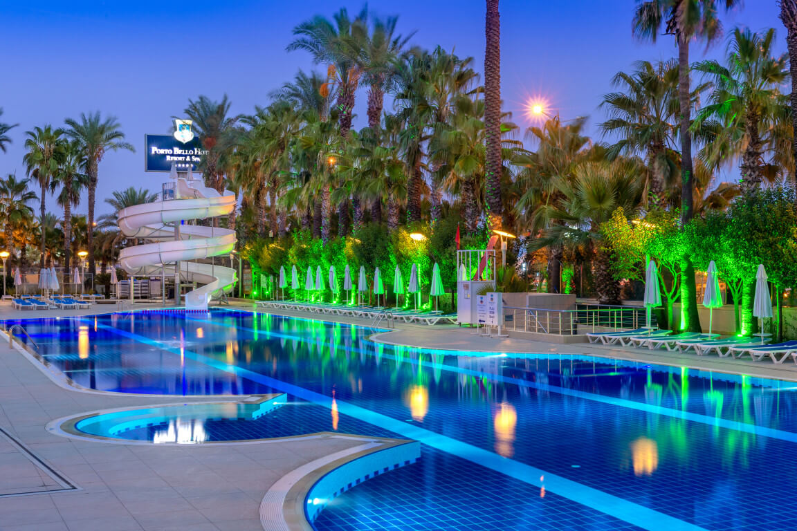 porto bello hotel antalya outside ppol